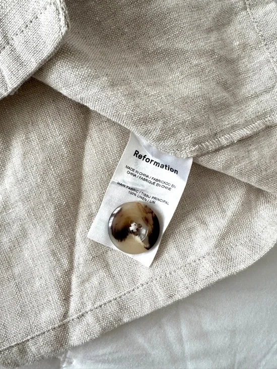 Reformation Taylor Linen Skirt - Picture 4 of 6